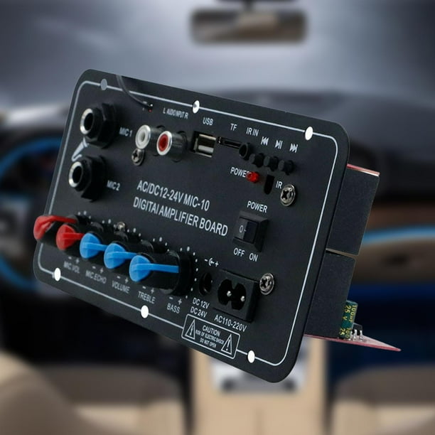 Placa amplificadora de potencia Audio Digital 220V 12V 24V Mini módulo de placa amplificadora de Audio monocanal profesional para altavoces en CUTICAT Tablero amplificador de potencia