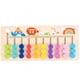 thumbnail image 2 of Juego de lógica preescolar de combinación de colores y formas deslizantes Juego de combinación de colores para niños Hugtrwg Para estrenar, 2 of 9