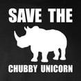 thumbnail image 3 of CafePress - Chubby Unicorn Rhino Long Sleeve T Shirt - Long Sleeve Dark T-Shirt, 3 of 4