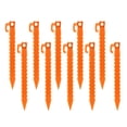 thumbnail image 2 of LJNYFDC Design Trou Rond 10 Pcs Design Fuselé Piquets de Tente de Camping Extérieur Piquets de Tente de Plage Robustes Coupe-Vent Clous de Sol, 2 of 5