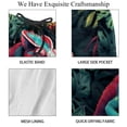 thumbnail image 4 of luoweisi Men's Beach Shorts Quick Dry Swim Trunks with Mesh Lining Chameleon M, 4 of 5