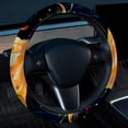 thumbnail image 2 of Sea Slug 14.5 Inch Printing PVC Leather Car Wheel Covers Steering Wheel Covers Auto Accessories, 2 of 6