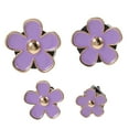 thumbnail image 5 of Toyandona Purple Metal Car Aroma Clip Cute Flower Design for Home Decor 4Pcs, 5 of 8