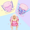 thumbnail image 3 of Kids Doll Backpack Sling Carrier, Adjustable Toy Carrier, Rainbow & Purple Heart Design, Fits 18 Inch for Girls Pretend Play, 3 of 9