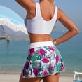 thumbnail image 4 of YIFUNIN Women's Sexy Printed Three Piece Bikini Set Swimsuit with Sarong Cover Up for Women Beach Vacation Honeymoon Pool Party,White M, 4 of 6