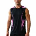 thumbnail image 4 of XFeng Men's Sleeveless Athletic Tank Top, Quick Dry Sports Workout Shirt, 4 of 4