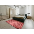 thumbnail image 4 of Ahgly Company Indoor Rectangle Patterned Bean Red Area Rugs, 3' x 5', 4 of 6