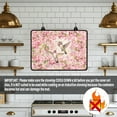 thumbnail image 4 of Renewold Stove Cover for Cooktop Electric Stovetop Protector Cover Non-skid Induction Electric Stove Burner Cover Multipurpose Mat Easy to Clean, Hummingbird Flower Pink, 4 of 7
