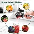 thumbnail image 6 of Fruit Juice Squeezer Manual Juicer – 304 Stainless Steel Hand Juicer Juice Press with Metal Filter, Easy to Clean, Non-Slip Ergonomic Grip, for Lemon, Orange & Citrus, 6 of 6