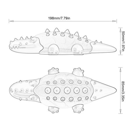 TIANYING Toy Leaked Crocodile Toy Bite Resistant Dog Molars Molar Teeth