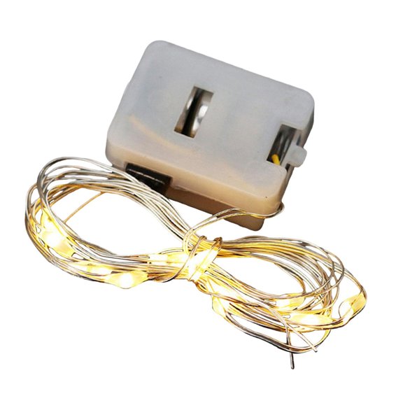 Luces de hadas creativas de 78,74 pulgadas, resistentes al agua, para fiestas, aniversarios y Navidad. Blanco cálido