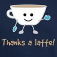 thumbnail image 3 of CafePress - Thanks A Latte! Dark T Shirt - Men's Classic Graphic Cotton T-Shirt, 3 of 4