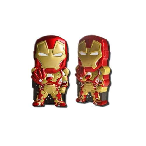 Marvel Chara-Bricks Iron Man Vinyl Figure