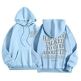 thumbnail image 3 of Womens Sweatshirt Hoodies Long Sleeve Women Pullover Soft Hoodie Light Blue Hoodie Women's Fall Clothes Preppy Clothes, 3 of 5