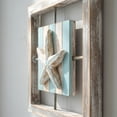 thumbnail image 5 of Cififendec Mediterranean Seashell Wall Plaques, 9.84", Wooden Distressed Frame 3D Coastal Hanging Art for Bedroom Beach Homestay Wall Decor, 5 of 7