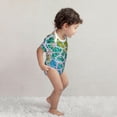thumbnail image 2 of Kdxio Rainbow Glitter Pattern Unisex Baby Cotton Short Sleeve Bodysuits-2 Years, 2 of 5