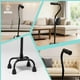 thumbnail image 3 of Bastón Bariátrico 4 Apoyos Ajustable | Soporte hasta 180kg | Acero | Mango Ergonómico Ambidiestro | Adultos Mayores y Obesidad, 3 of 9
