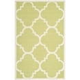 thumbnail image 6 of SAFAVIEH Cambridge Justine Geometric Quatrefoil Wool Area Rug, Green/Ivory, 4' x 6', 6 of 10