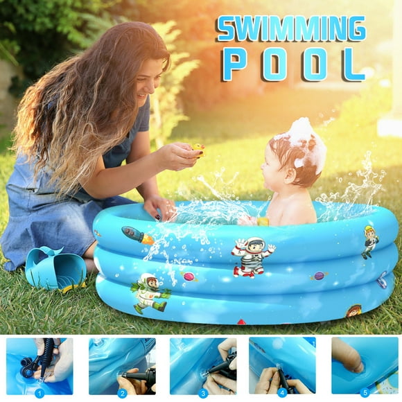 Boovnll Pool Deals, Children's Inflatable Pool Home Baby Swimming Pool Inflatable Swimming Pool, Above Ground Pool Accessories, Pool Accessories for Above Pools, Pool Accessories