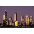 thumbnail image 1 of Perth Skyline At Dusk Poster Print, 34 x 22 - Large, 1 of 1