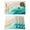 Turquoise, variant on Blue Ombre Beach Placemats Set of 4, Ocean Coastal Gradient Waves Summer Placemats for Dining Table, Place Mats for Kitchen Tabletop, Waterproof Wipeable Dining Table Mats Set