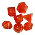 thumbnail image 3 of Milaget Ensemble de dés Polyédriques en Résine dés de Jeu de Rôle dés de Divertissement Ensemble de dés Jeux de Rôle pour Monde Jeux de Société Jeux RPG Rouge, 3 of 9