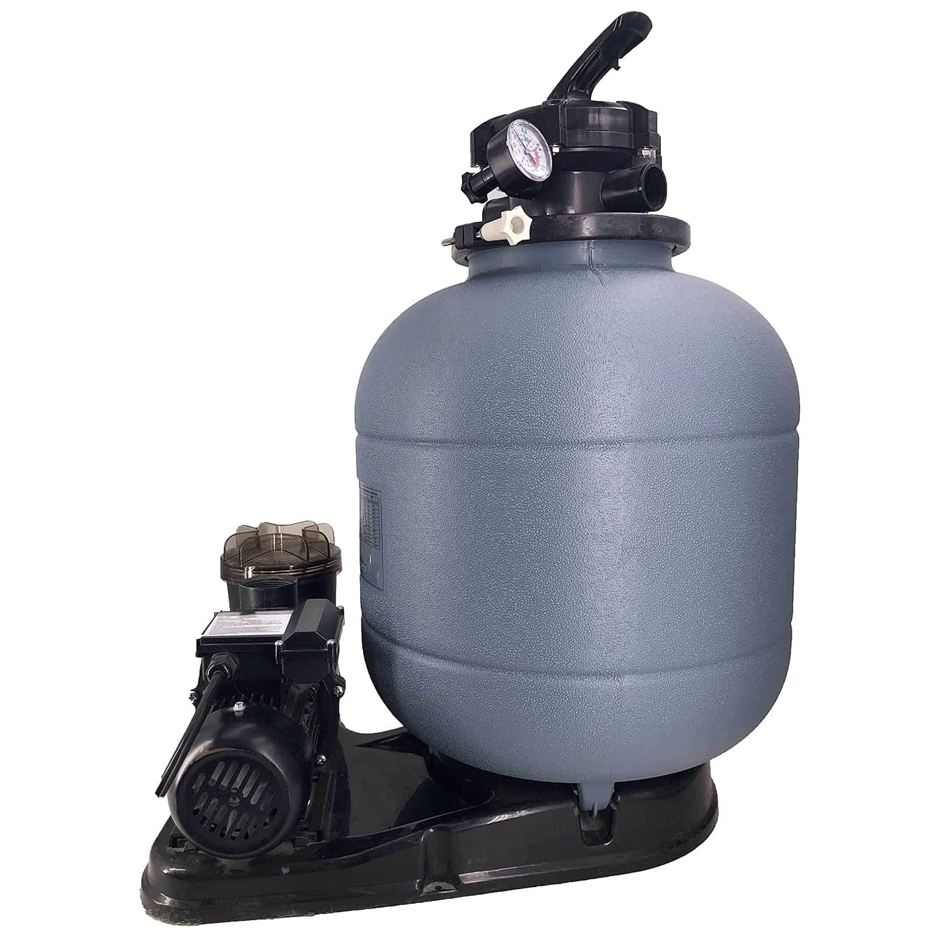 iMeshbean Pool Sand Filter and Pump 16" 2800GPH Filter System 5Way