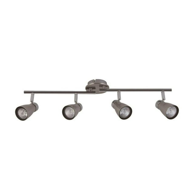 Xtricity - 4 Heads Ceiling Light, 27.95 '' Width, From The Yorkshire Collection, Nickel Chrome
