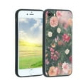 thumbnail image 1 of Compatible with iPhone SE 2022 Phone Case, Floral-3 Case Men Women, Flexible Silicone Shockproof Case for iPhone SE 2022, 1 of 1