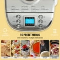 thumbnail image 2 of KFFKFF 3LB 15 in 1 Bread Maker Automatic Compact Dough Maker Non Stick White, 2 of 10
