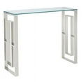 thumbnail image 2 of Stainless Steel EVA Console Table, 2 of 5