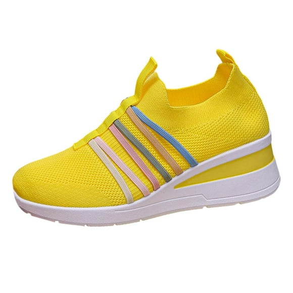 QHFBli Retro Sneakers for Women Large Size Women On Sports Casual Shoes With Breathable Heel Support for Everyday Wear Comfort Walking Footwear