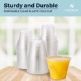 thumbnail image 3 of Hakoware Disposable 9 fl oz Ultra Clear Plastic Cold Cups for Drinks 200 Count, 3 of 7