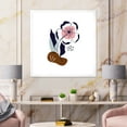thumbnail image 3 of Designart 'Abstract Minimal Shapes Under Flowers IV' Modern Framed Art Print, 3 of 4