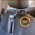 thumbnail image 3 of CNKOO 2-in-1 Car Headrest Hidden Hook Holder Rear Automobile Seat Racks (1pc Blue), 3 of 8