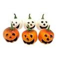 thumbnail image 4 of Artificial Pumpkin Set With Smiling Face Halloween Decoration Foam Material Cute F, 4 of 9