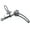 Silver, variant on Mosiee 1Pc Folding Bicycle Seat Tube Clamp 80Mm Aluminum Quick Release Clamp Stainless Steel Hook for Brompton for 3Sixty Bike Parts Golden