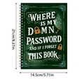 thumbnail image 4 of Funny Password Notebook What The Fck My Password & Forgotten Stuff Journal Novel & Creative Password Keeper Spiral Bound with Lock Icons & Funny Security Phrases,1PC-A, 4 of 7