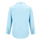 thumbnail image 4 of Blusa y camisa de manga larga con cuello vuelto para hombre, blusa informal de moda con cuello vuelto, manga larga, cremallera, botones de lino, blusa de algodón para hombre, 4 of 6