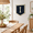 I, variant on M Linen Vintage Alphabet Pennant Flag Wall Decor for ' Spaces