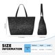 thumbnail image 4 of Fotbe Black And White Dotted Bolsa de Viaje para Playa - Resistente al Agua, Bolsa Tote de Gran Capacidad y Ligera con 7 Bolsillos para Mujeres y Hombres, 4 of 7