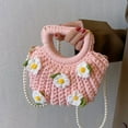thumbnail image 1 of Handmade Woven Bag Crochet Handbag Hand Knitted Hand Bag Homemade DIY Material Bag, 1 of 7