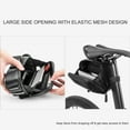 thumbnail image 4 of Bicycle Saddle Bag Hard Shell Bike Seat Bag Reflective Cycling Rear Seat Post Bag Large, 4 of 8