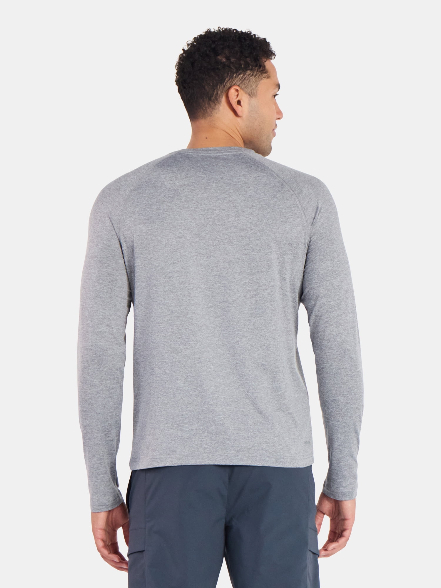 Athletic Works Men's and Big Men's ButterCore Soft Long Sleeve Tee Shirt, Sizes XS-5XL
