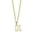 thumbnail image 4 of 1928 Jewelry Women's 14K Gold Dipped Minimalist Initial K Dainty Pendant Necklace, 20", 4 of 4