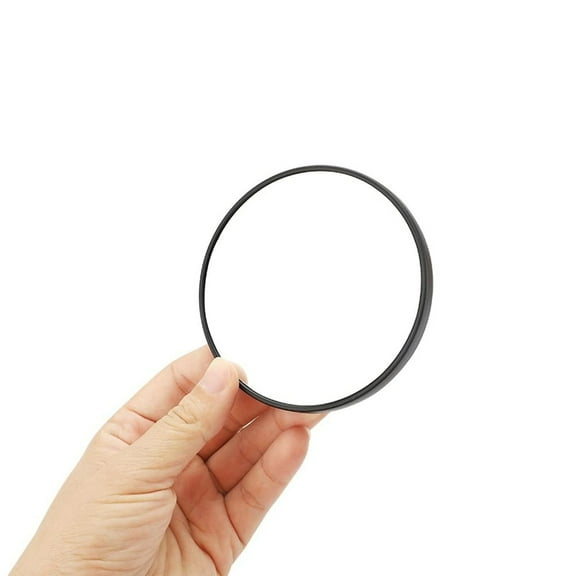 Magnifying Makeup Mirror - Portable Round Handheld Cosmetic Mirror with 12X Magnification, 2 Suction Cups, Wall Mount, Tweezing, Skin Care, Makeup Application, Travel Friendly, Wom Makeup Organizers