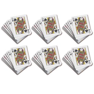 LEARNING ADVANTAGE - CTU7387 Blank Playing Cards, Glossy - DIY Game Cards,  Memory Game, Flash Cards by Learning Advantage Multi 