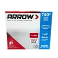 thumbnail image 5 of Arrow Fastener 504IP T50 Staples, 1/4", 5 of 6