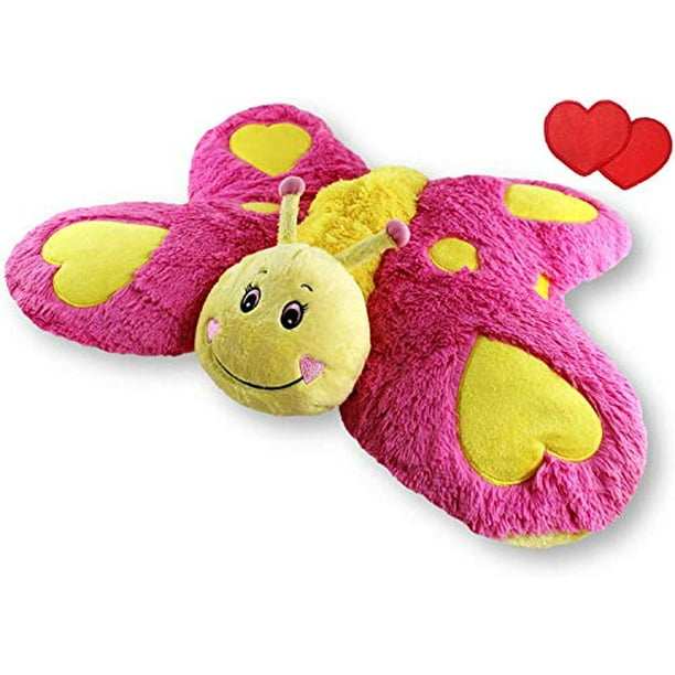 Butterfly Zoopurr Pets 24 Large, 2In1 Stuffed Animal And Pillow With