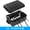Black, variant on Extra Large Weatherproof Electrical Box Waterproof Outdoor Extension cord Cover